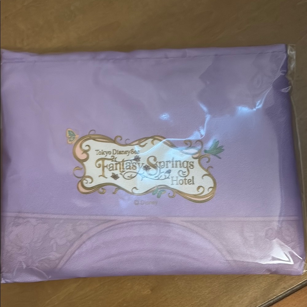 Tokyo Disney Fantasy Springs Hotel Purple Bag